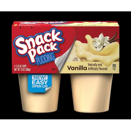 Snack Pack Snack Pack Pudding Vanilla 13 oz., PK12 2700041901